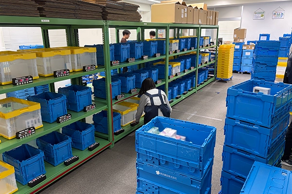 TWD-120を使用した倉庫内作業